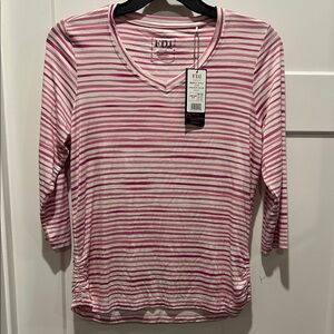 Pink Striped Women's Top